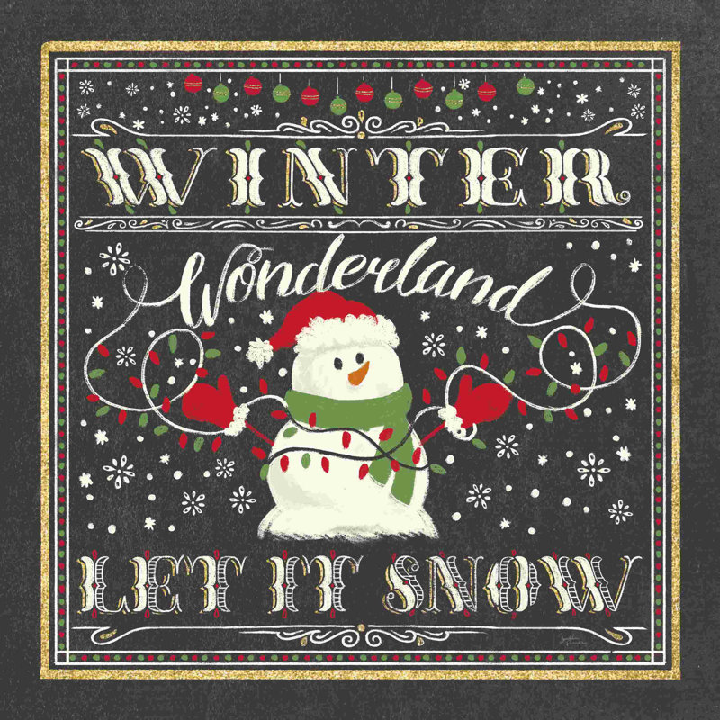 Winter Wonderland III-Let It Snow, H 36 po x l 36 po