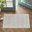 Tapis d'entrée à motif géométrique crème / beige 3 pi x 5 pi (2 pi 7 po x 4 pi 11 po) Lavinia-1312616448