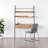 Innes Solid Wood Leaning Ladder Desk with Iron Base-178255752