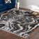 Tapis ikat gris Mitzy