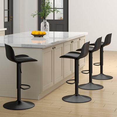 Tabouret de bar pivotant à hauteur réglable Beora