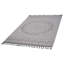 Tapis intérieur / extérieur 4 x 6 blanc / médaillon LOOM & LUXE Collection