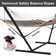 Cruce 55 Inch Large Double Hammock with Stand, 450lbs Capacity, Outdoor Portable Hammock with Curved Sprea
