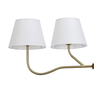 Aeris 37" W 4-Light Shaded Pendant with Burlap Liner