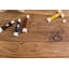 Solid Wood Top Metal Base Dining Table-64125995-64125996-64126002