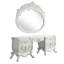 Coiffeuse Muazzam avec miroir et fauteuil