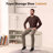 Multi functional Shoe Storage Cabinet with Bench & 7+3 Storage compartment, Adjustable layer board