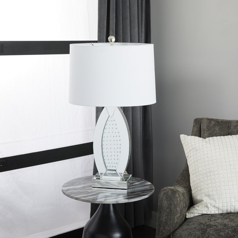 Lampe de table argent 28,75 "Andreco