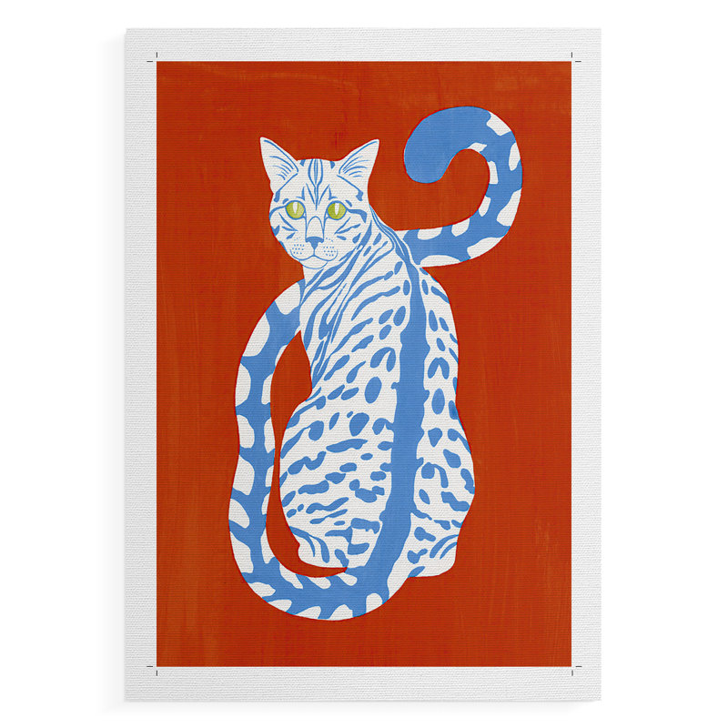 Complementary House Cat II - Impression sur toile seulement - NON CADRE, H 48 po x l 32 po