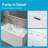 19" x 13" Glossy White Ceramic Drop-In Sink, 3 Holes, No Overflow, Premium Ceramic-130465595