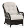 Chaise avec accoudoirs en rotin Everglade