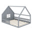 Lit maison avec fenêtre et clôture, DEL-2895453
