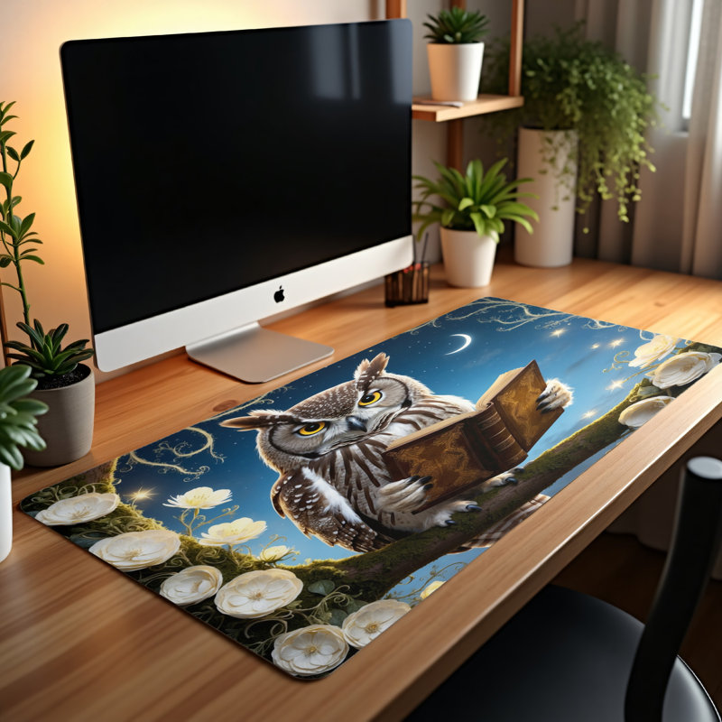 Polyester Desk Pad, 14.4x12.1
