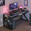 Solid Wood Iron Computer Desk