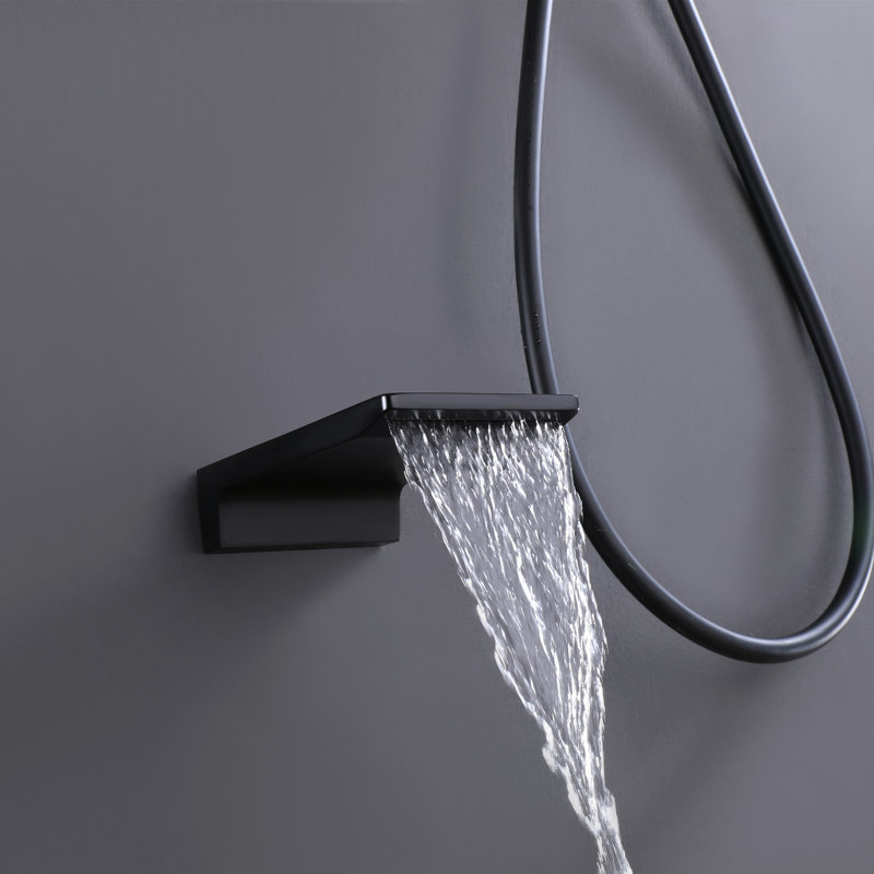 Kala Full/Standard Adjustable Shower Head, Matte Black
