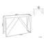 Ademaro 120cm Glass Top Console Table-2098484847
