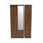 Dekyn Triple 4 Drawer Mirror Wardrobe-1491707805