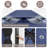 Yardgrace 8'X8' Soft-top Double-Roofed Steel Patio Gazebo-122431928