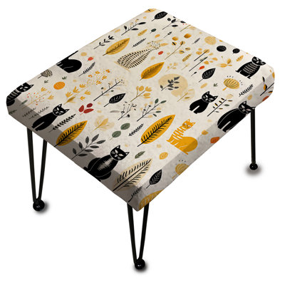 Freeney - Animal Print Rectangle Ottoman