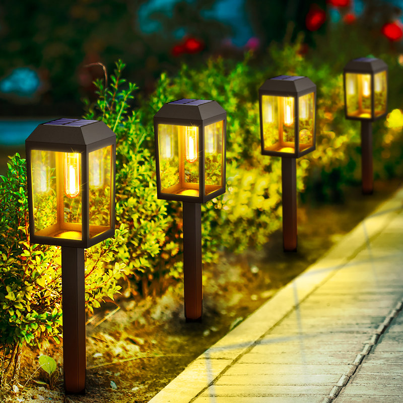 Low Voltage Solar Powered Integrated LED Pathway Light Kit