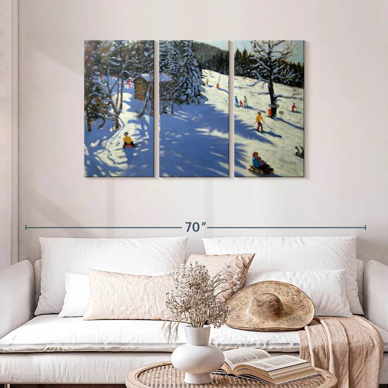 Sireci Mountain Hut Morzine, 28" H x 45" W