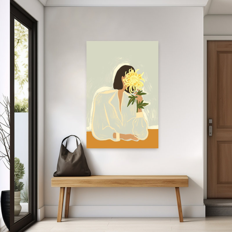 Art contemporain contemporain, H 60 po x l 40 po