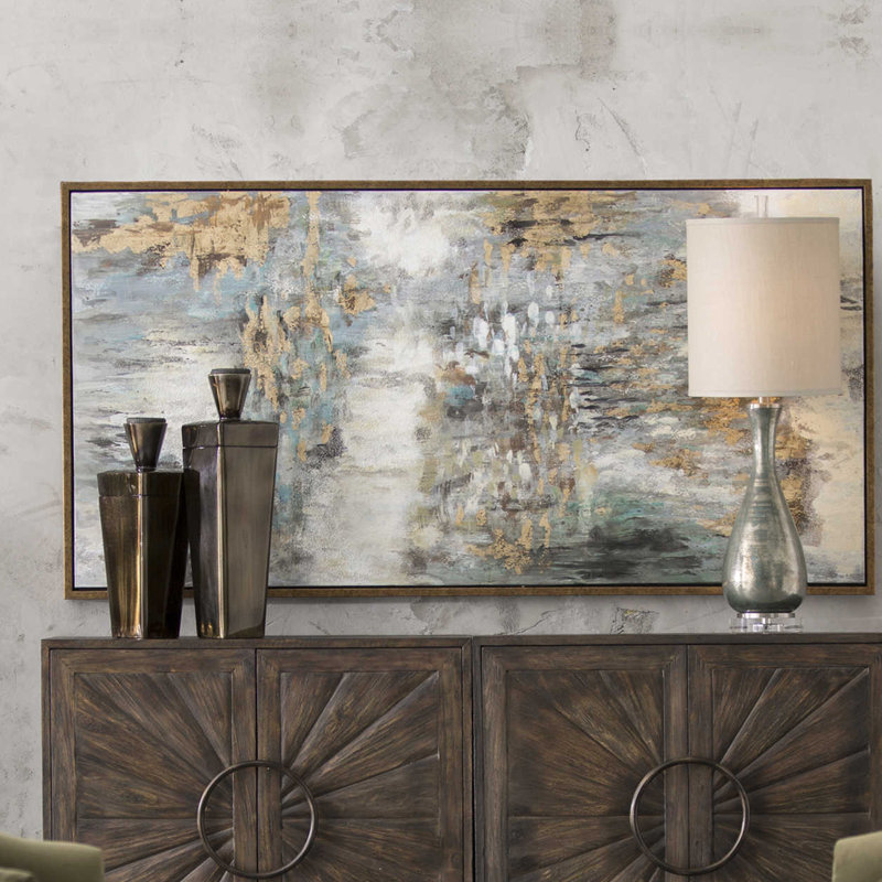 " Behind The Falls " Painting Print