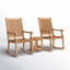 Argon 2 - Person Teak Seating Group with Cushions-84922989-84922991