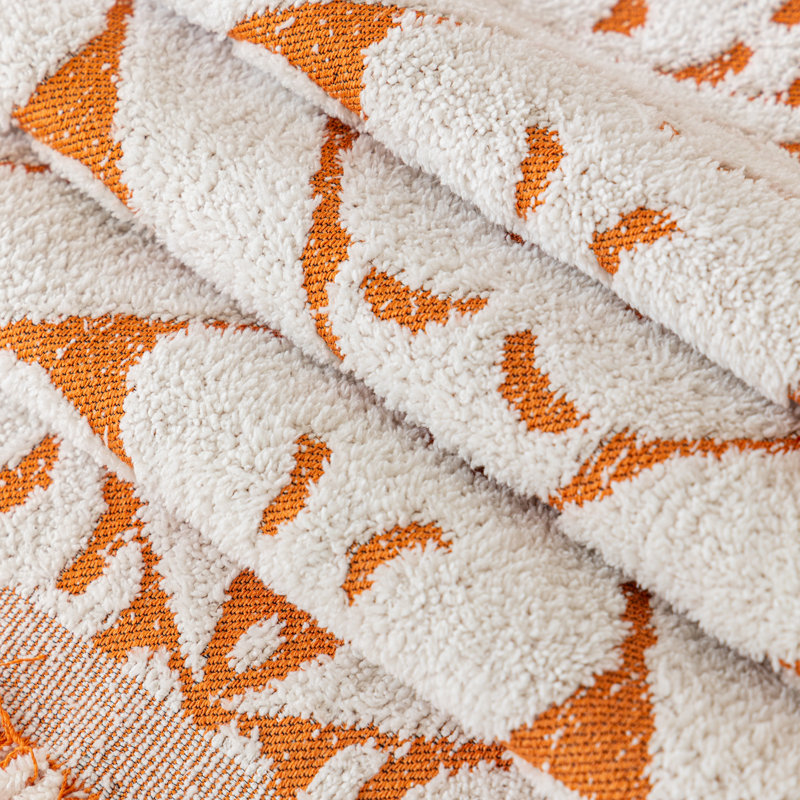 Housse pour canapé en chenille, Chenille orange, H 0,2 po x l 103 po x P 71 po