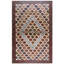 Tapis en coton terre Dhurrie Kilim