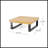 SEBASTIAN CORNER CHAIR+COFFEE TABLE