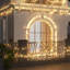 Guirlandes de Noël DEL 17,3 pi Jassmin, guirlande de lumières des fêtes avec 8 modes, 50 ampoules-2049144874