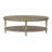 Oval Coffee Table With Shelf