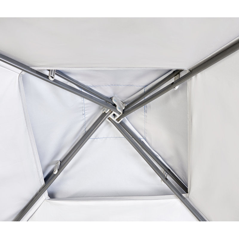 E-Z UP 13' x 13' Royal Blue and Gray Instant Shelter Canopy