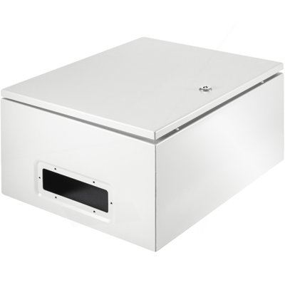 Boîtier en acier, boîte électrique en acier 20 x 16 x 10 po 4 x, IP66 étanche et anti-poussière, boîte de jonction électrique pour l'extérieur / l'intérieur, avec plaque de montage