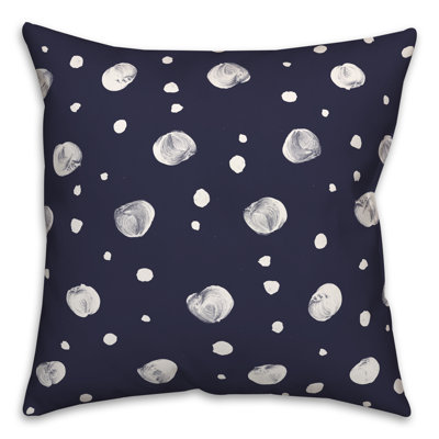 Polka Dots Outdoor Reversible Throw Pillow
