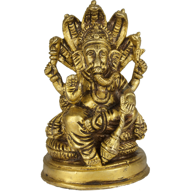 Hamelin, seigneur Ganesha, assis sur Sheshnaga