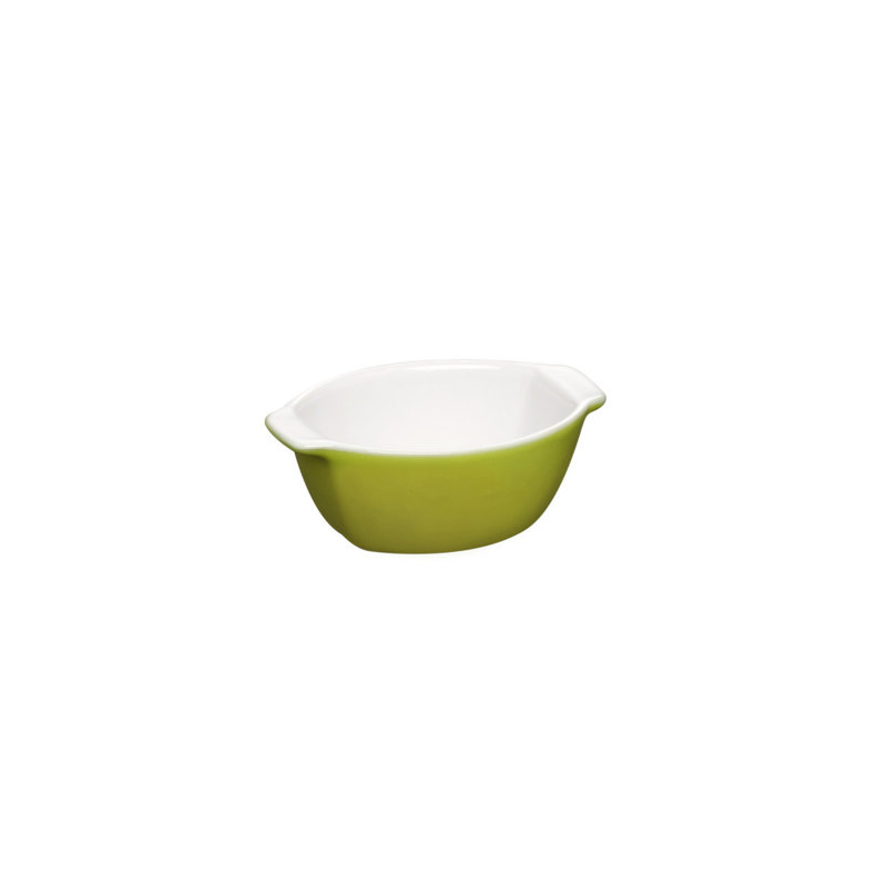 17 Stories Aimil Oval Stoneware Baker Bakeware, Lime