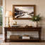 Art mural sur toile Stylized Earth Toned Hills with Crystals-133556280