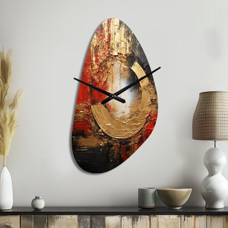 Red Gold Fusion Spiral II - Abstract Spirals, Grand