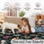 Tapis lavable à motif floral rétro avec envers antidérapant Vintage Garden-908615553-908615558