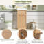 Meuble-lavabo simple 16 po avec lavabo en résine, armoire à fermeture douce et tablette en plastique