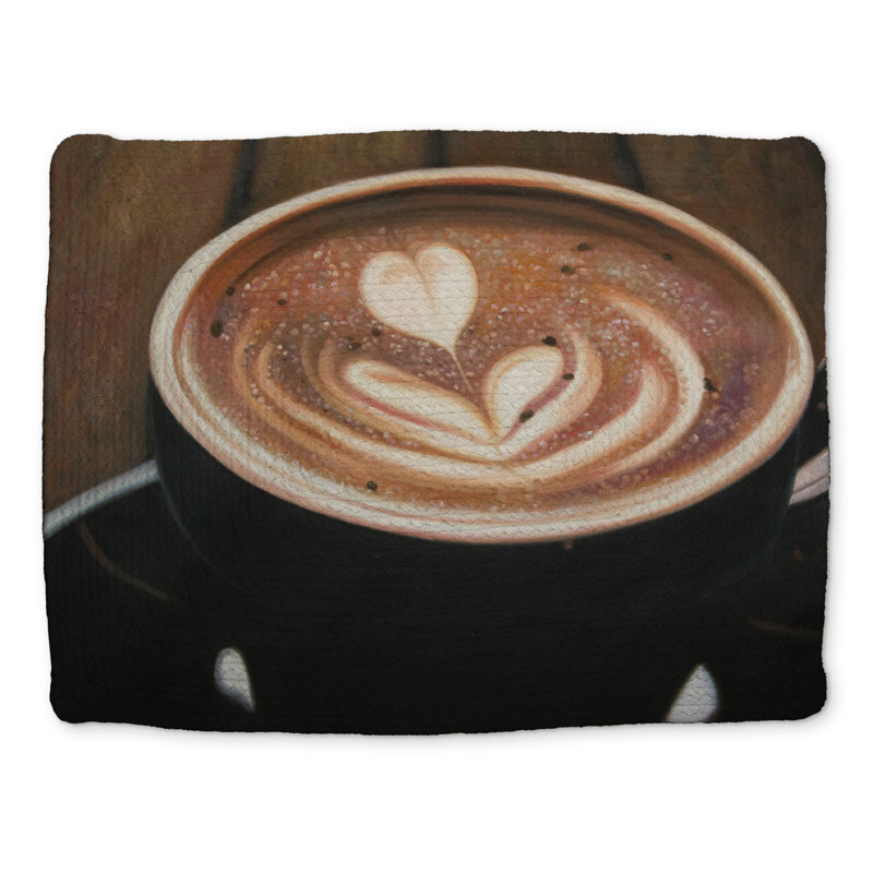 Artistic Cappuccino Brown Kitchen Placemat | Braided Polyester