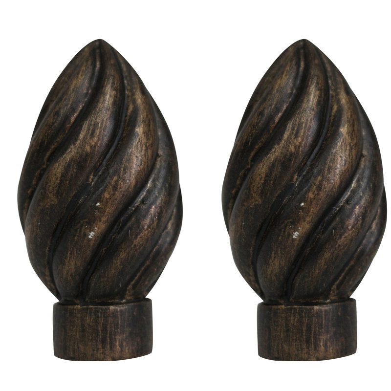 Dieuseul Lamp Finial, Antique Gold