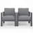 2 Piece Patio Aluminum Chair-88439954