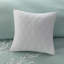 Ensembles de literie en coton turquoise avec broderie corail, style bord de mer pour la maison