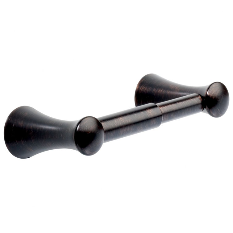 Lahara Wall Mount Spring-Loaded Toilet Paper Holder Bath Hardware Accessory