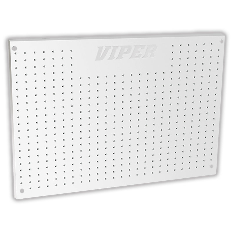 Steel Pegboard, White, 24" H x 36" W x 1" D