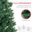 Grand sapin de Noël artificiel pré-éclairé avec lumières DEL