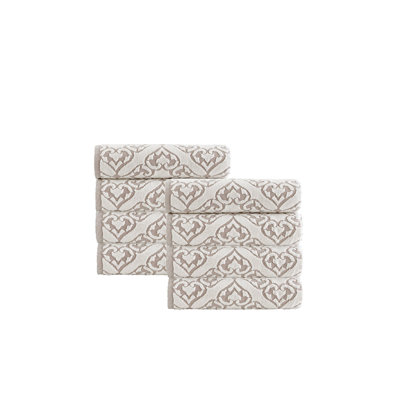 Gonzales Turkish Cotton Midweight Jacquard Hand Towel